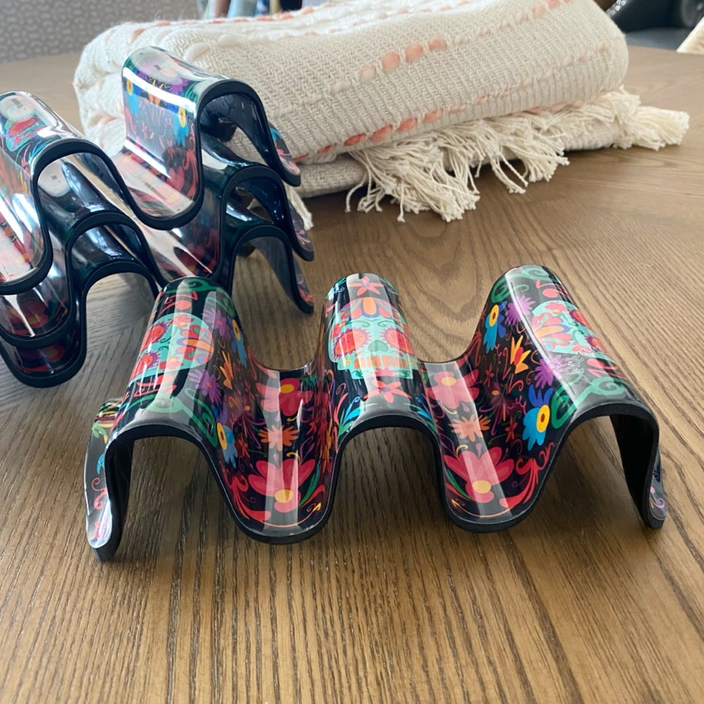 NEW Taco Holder with Dia de los Muertos Day of the Dead Pattern